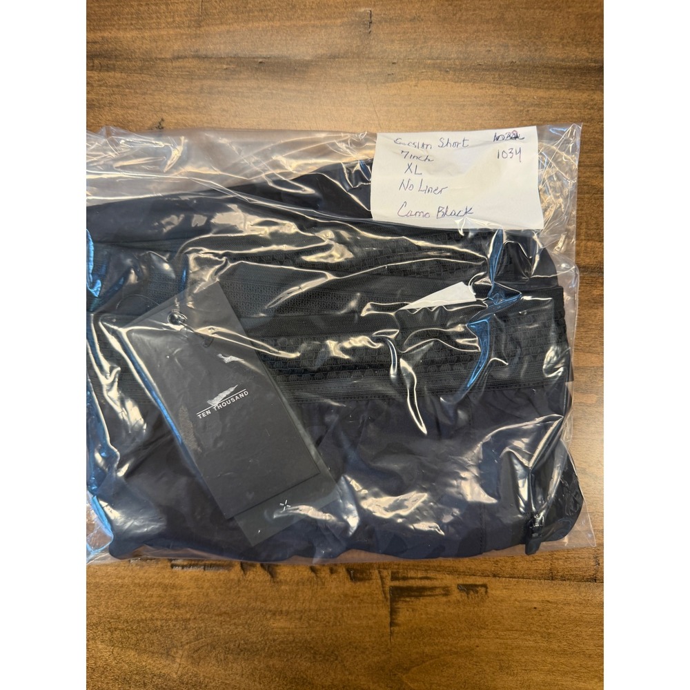 Ten Thousand Session Short 7in Unlined Mens XL Black Camo NEW - Picture 5 of 5
